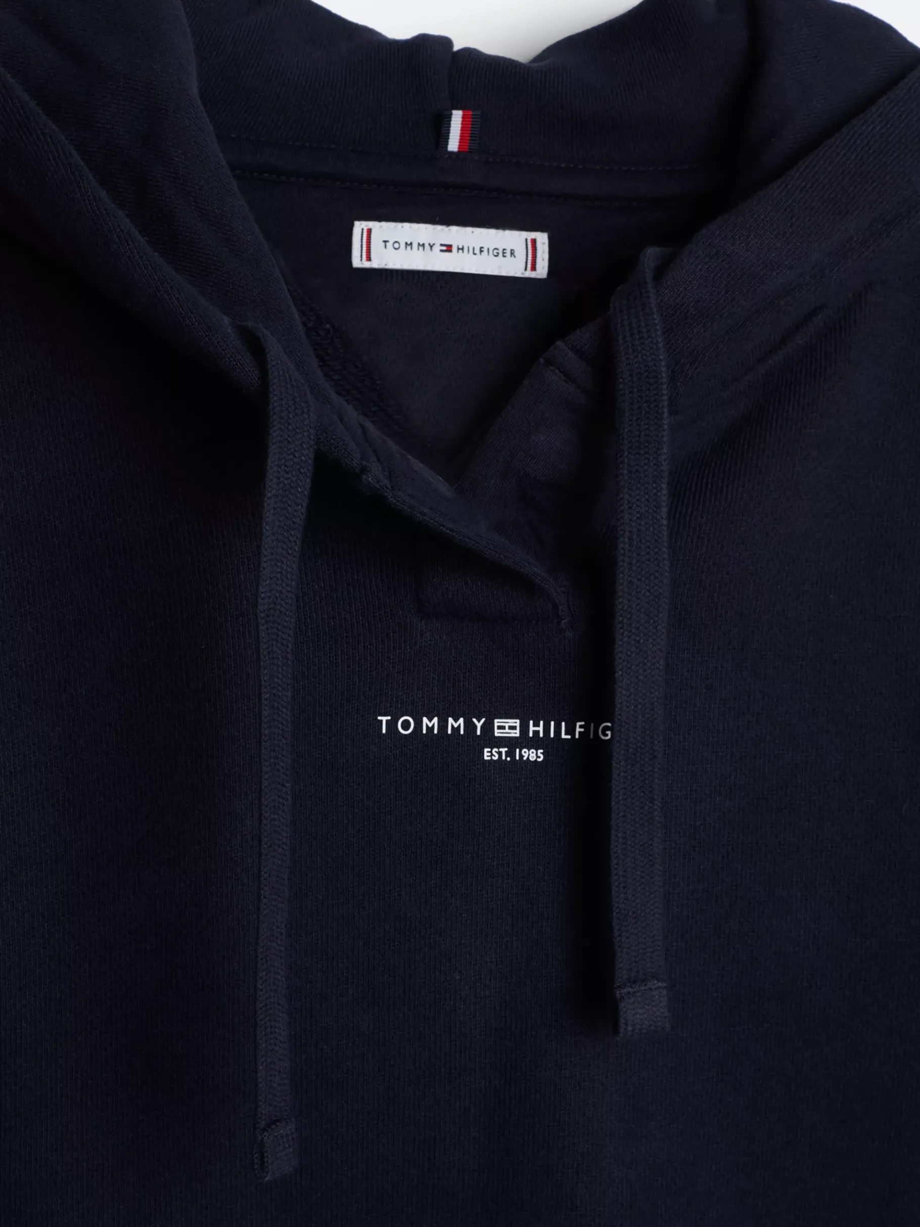 Tommy Hilfiger Adaptive Hoodie mit Logo und Tunnelzug DESERT SKY Flash Sale