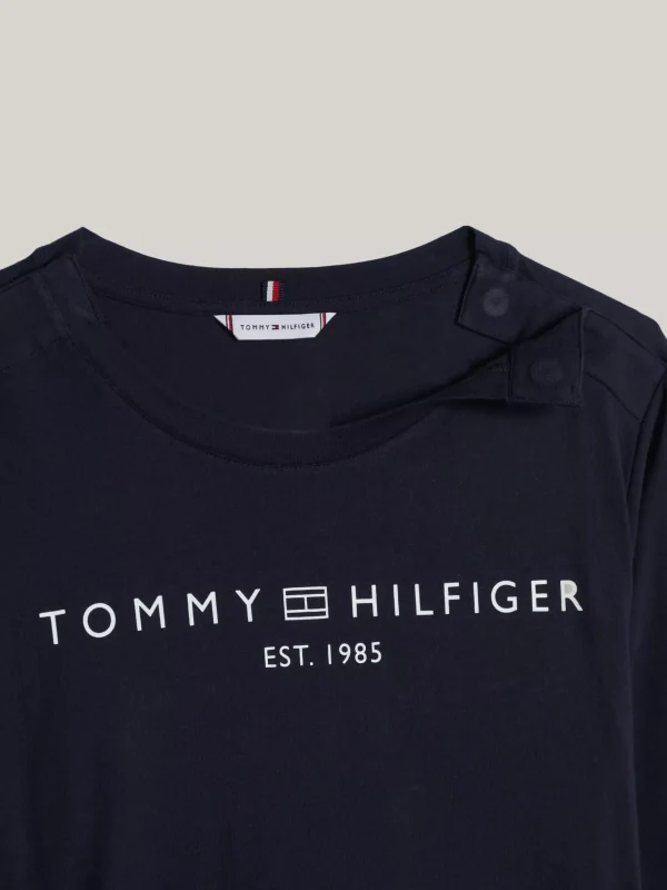 Tommy Hilfiger Adaptive Langarmshirt mit Logo DESERT SKY Outlet
