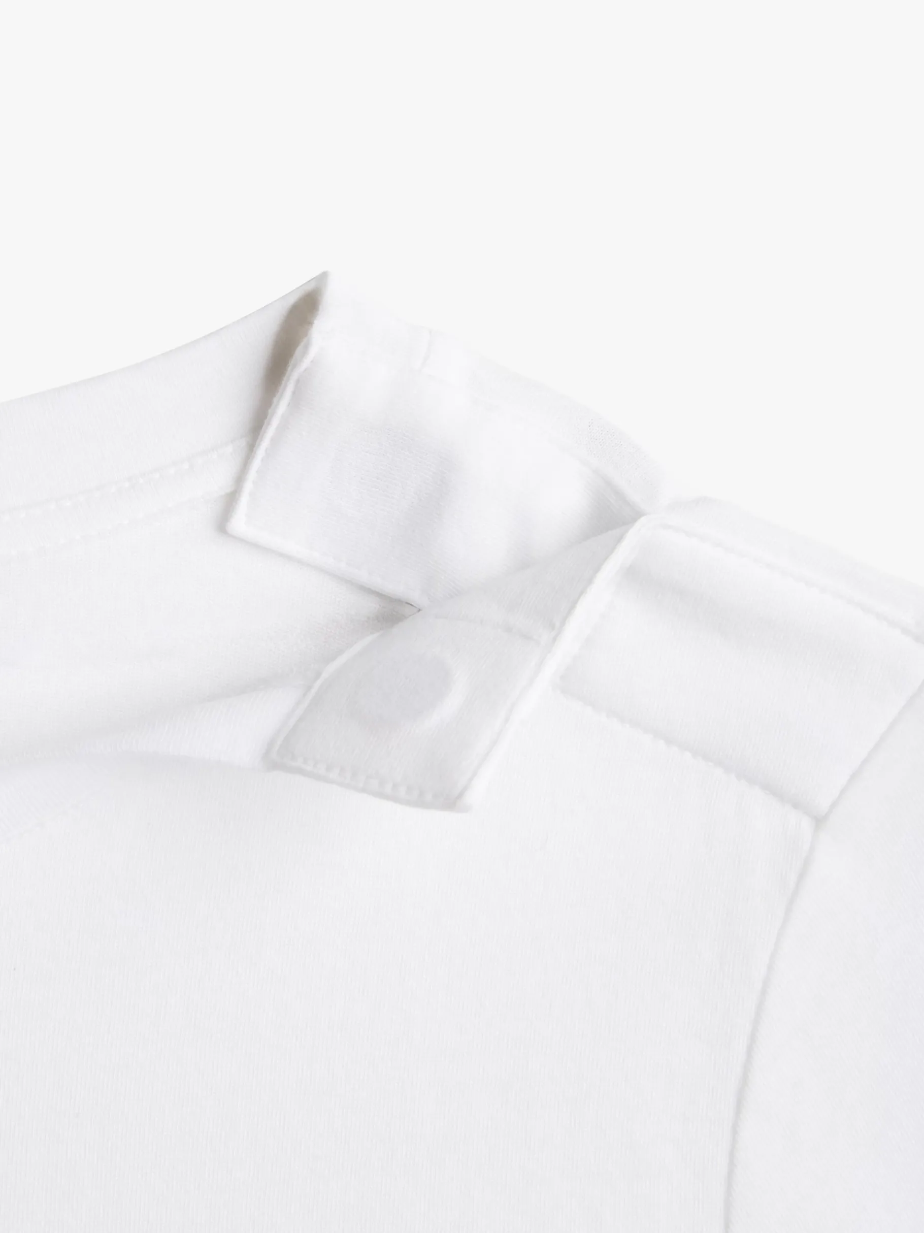 Tommy Hilfiger Adaptive Logo-T-Shirt mit Rundhalsausschnitt TH OPTIC WHITE Sale