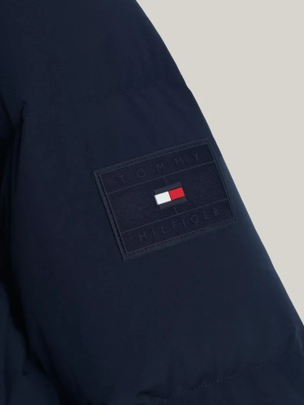 Tommy Hilfiger Adaptive Puffer-Jacke mit Daunen und Kapuze DESERT SKY Discount