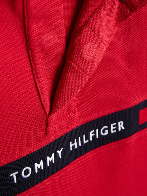 Tommy Hilfiger Adaptive Regular Fit Poloshirt MEDIUM RED Cheap