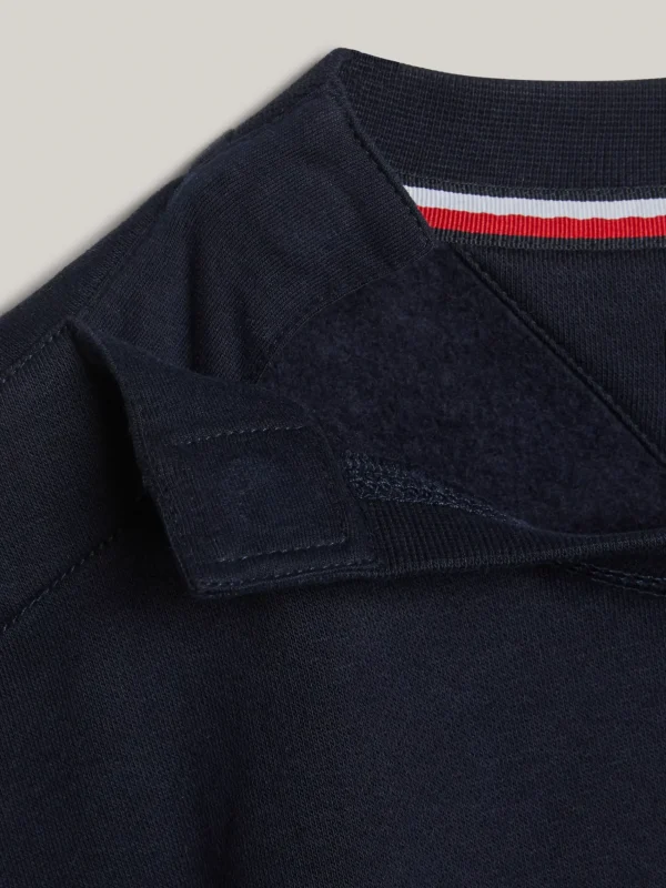 Tommy Hilfiger Adaptive Sweatshirt mit Logo DESERT SKY Discount