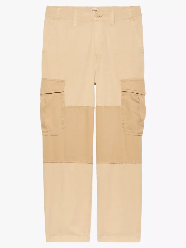 Tommy Hilfiger Aiden Baggy Fit Ripstop-Cargohose GENTLE GOLD Best Sale