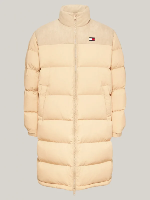 Tommy Hilfiger Alaska Daunen-Puffer-Jacke mit Cord GENTLE GOLD Fashion