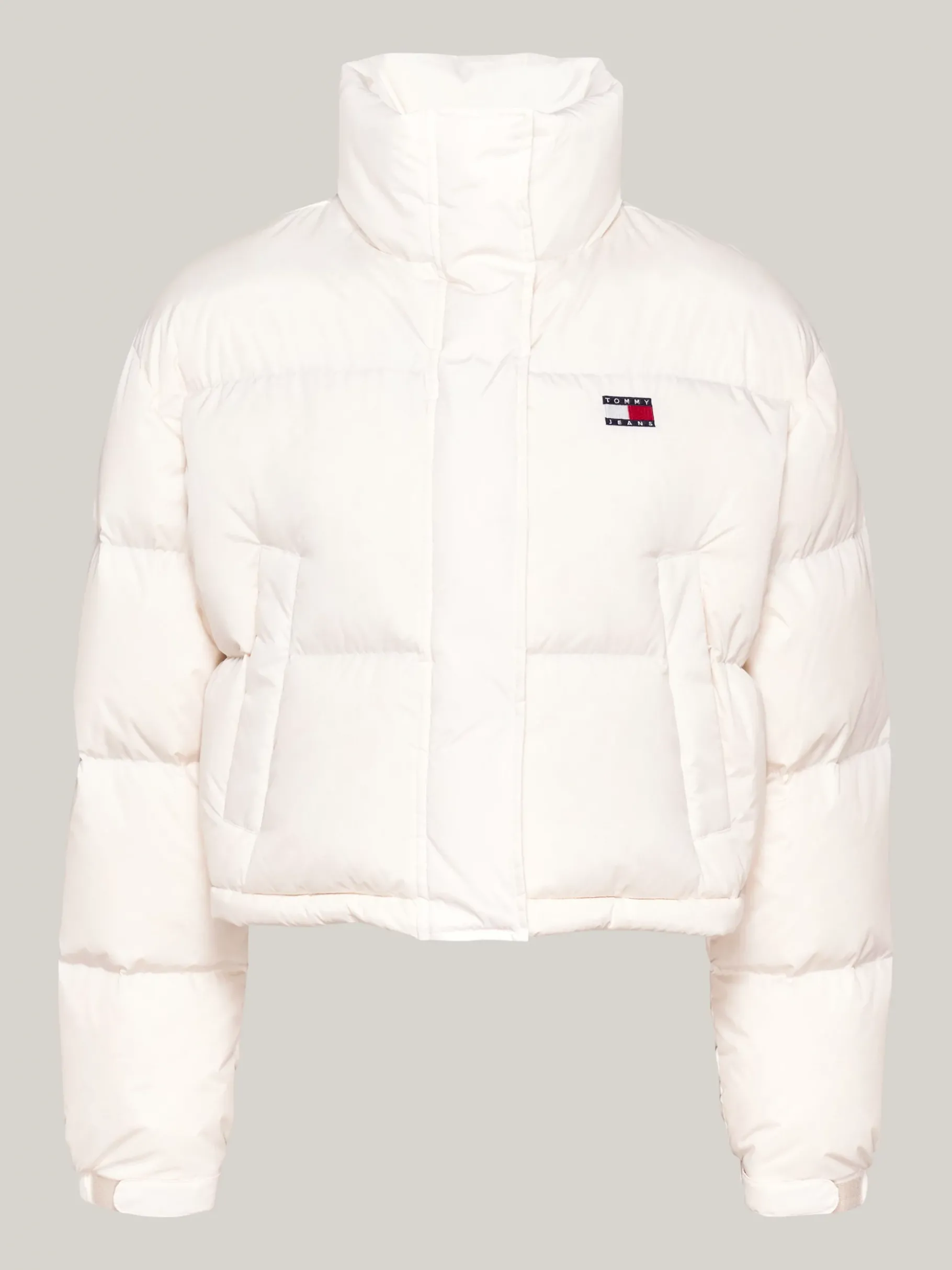 Tommy Hilfiger Alaska Puffer-Daunenjacke mit Rückengrafik ANCIENT WHITE Cheap