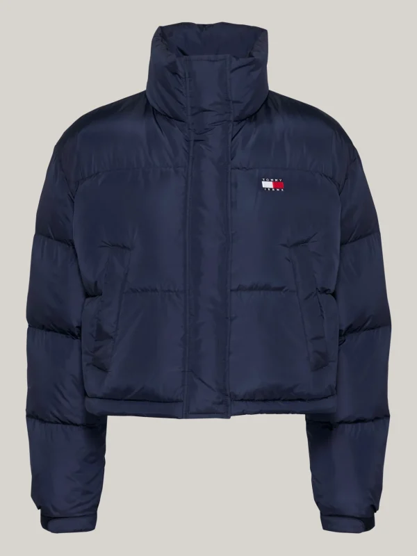 Tommy Hilfiger Alaska Puffer-Daunenjacke mit Rückengrafik DARK NIGHT NAVY Online