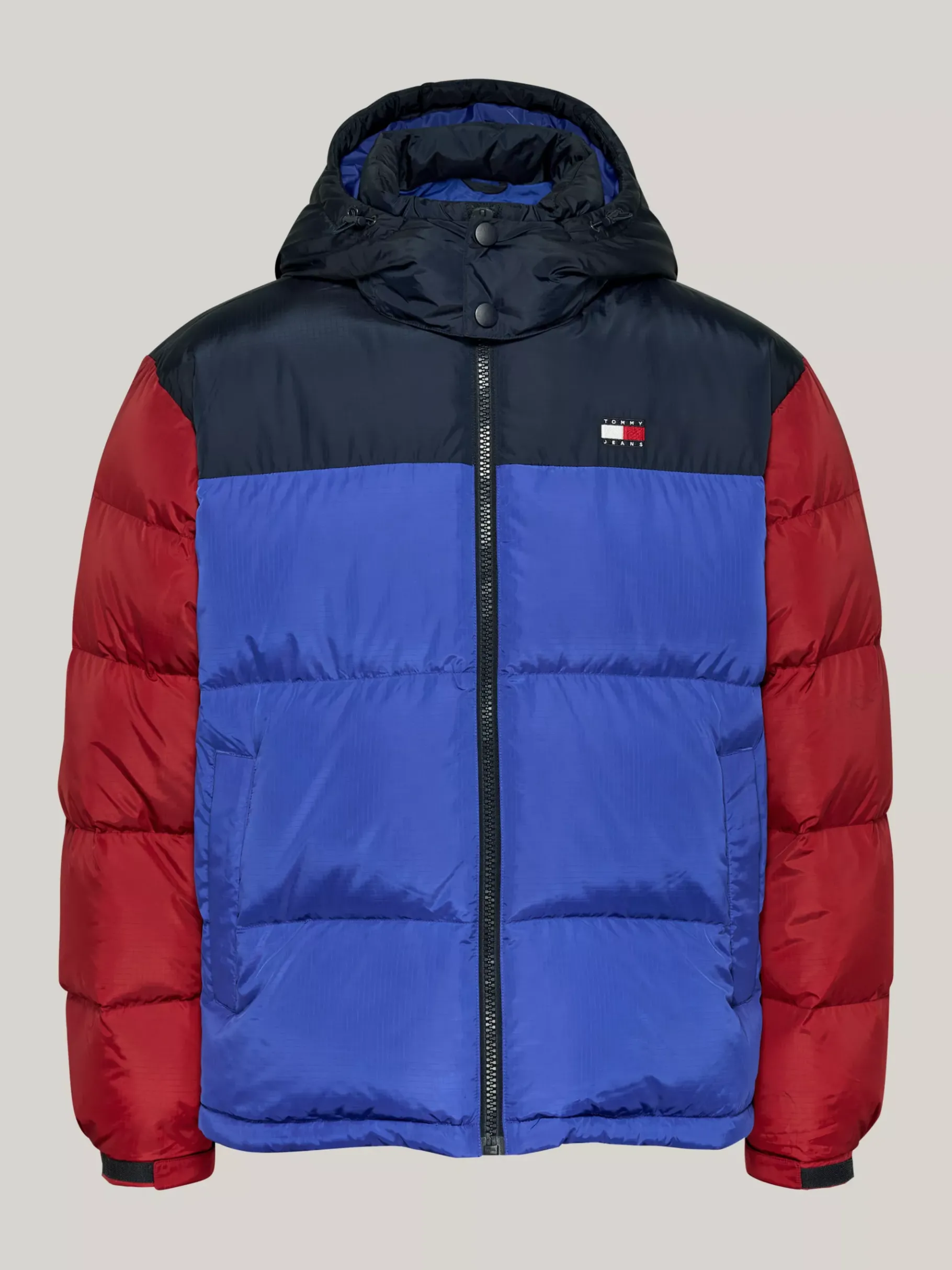 Tommy Hilfiger Alaska Puffer-Jacke mit Color Block-Design BRIGHT BLUE MULTI Cheap