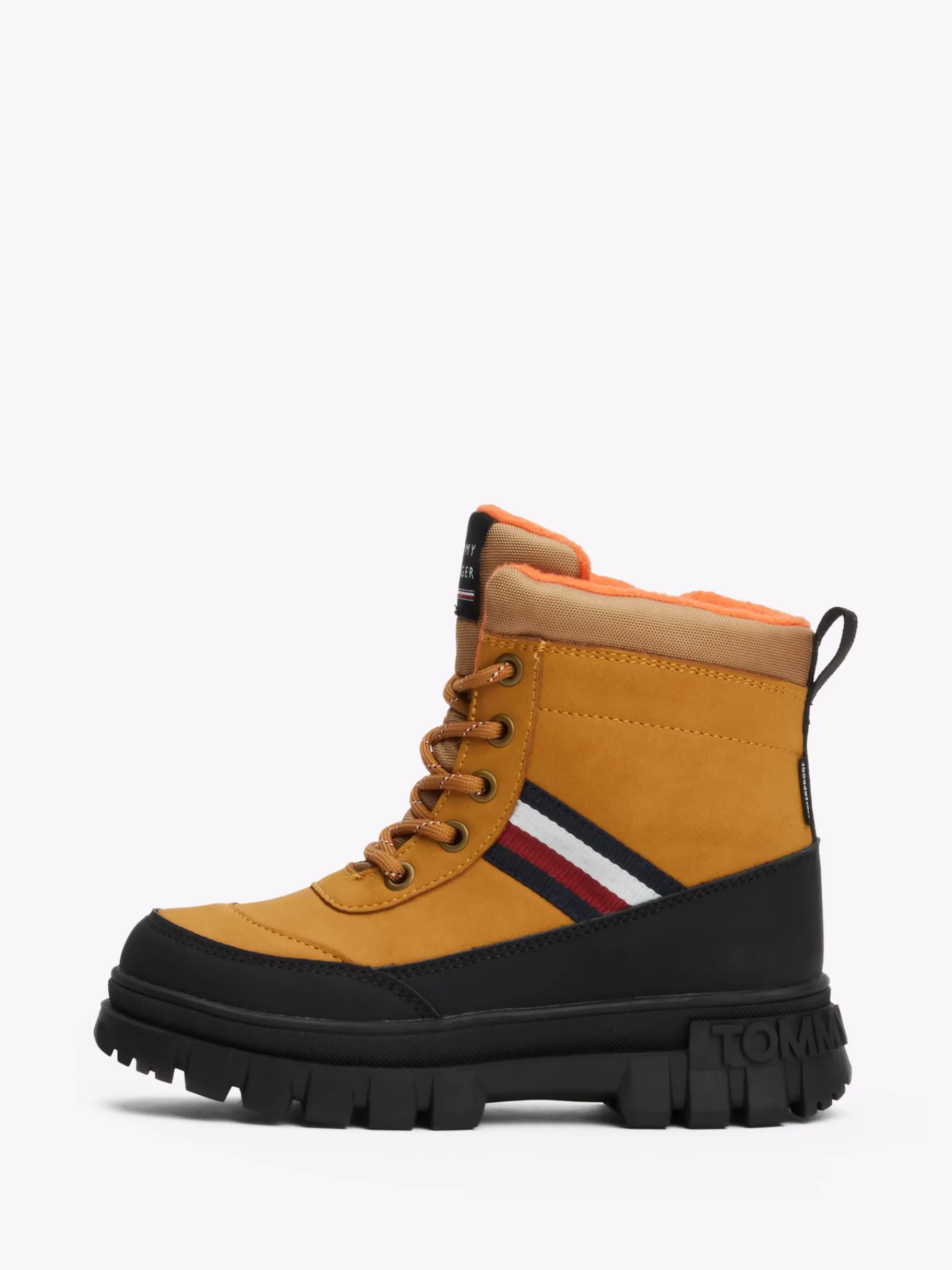 Tommy Hilfiger Ankle Boot mit Kunstpelz OCHRE Outlet