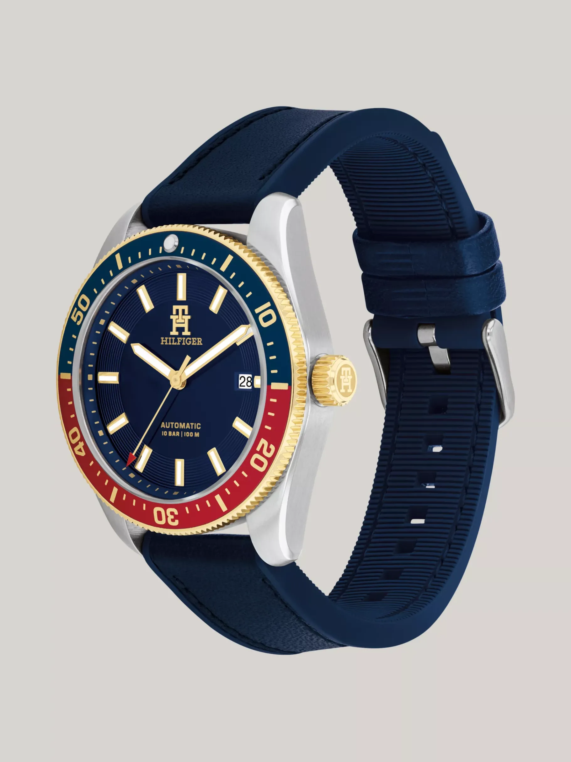 Tommy Hilfiger Armbanduhr aus zweifarbigem Edelstahl BLUE Store