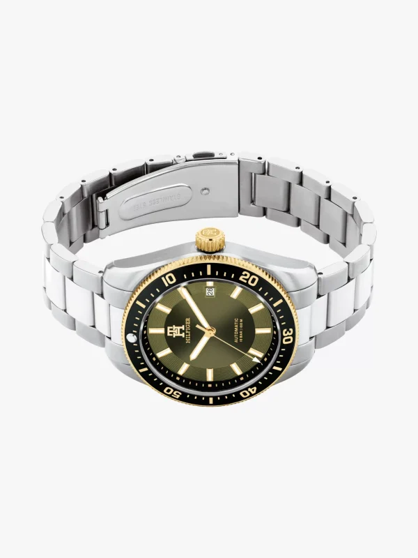 Tommy Hilfiger Armbanduhr mit TH-Monogramm SILVER Outlet