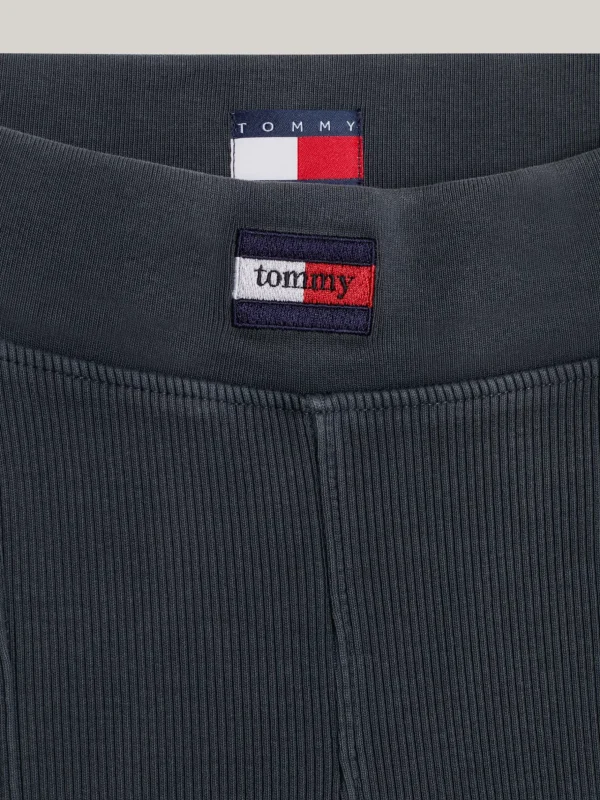 Tommy Hilfiger Ausgestellte Leggings mit Reißverschlüssen WET SLATE Store