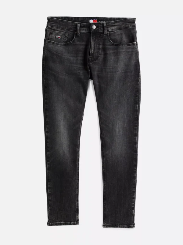 Tommy Hilfiger Austin Slim Tapered Jeans in Schwarz DENIM BLACK New