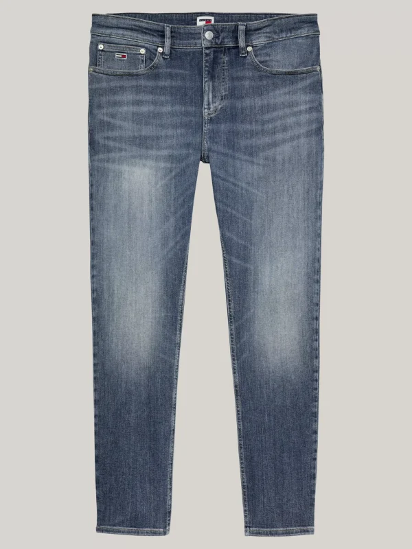 Tommy Hilfiger Austin Slim Tapered Jeans mit Whisker-Effekt DENIM DARK Clearance