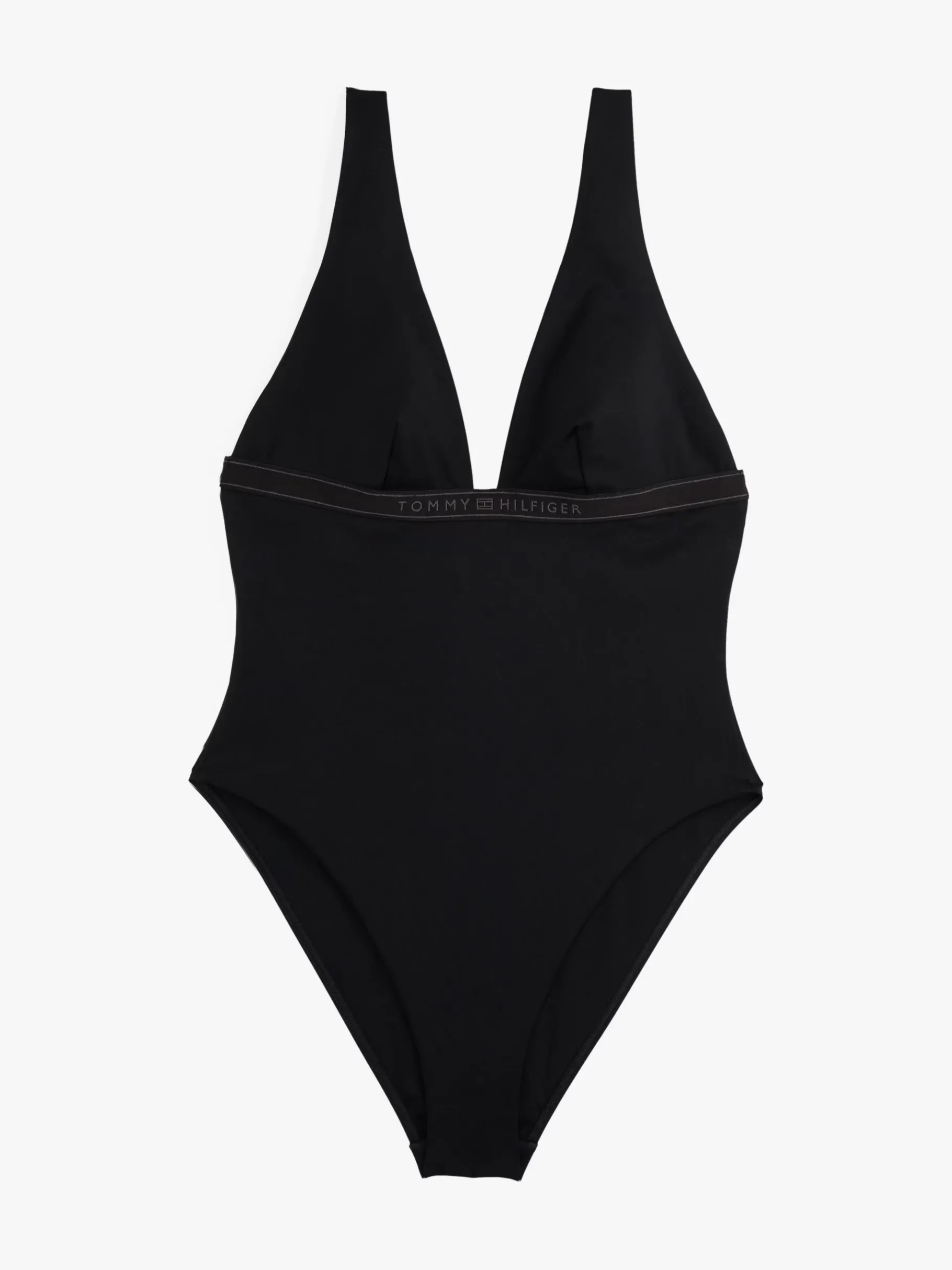 Tommy Hilfiger Badeanzug mit gleichfarbigem Logo BLACK Outlet