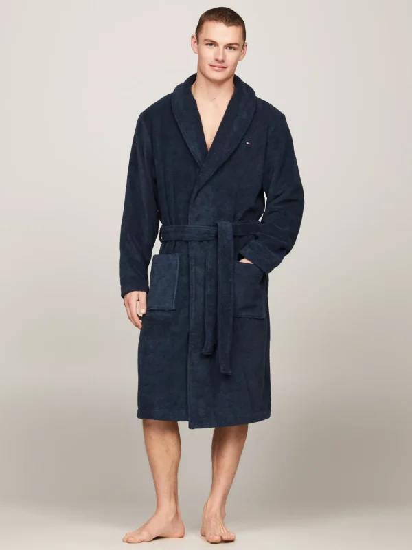 Tommy Hilfiger Bademantel aus Frottee NAVY BLAZER Online