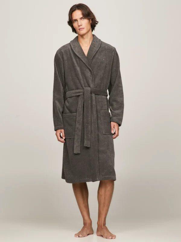 Tommy Hilfiger Bademantel aus Frottee MAGNET Clearance