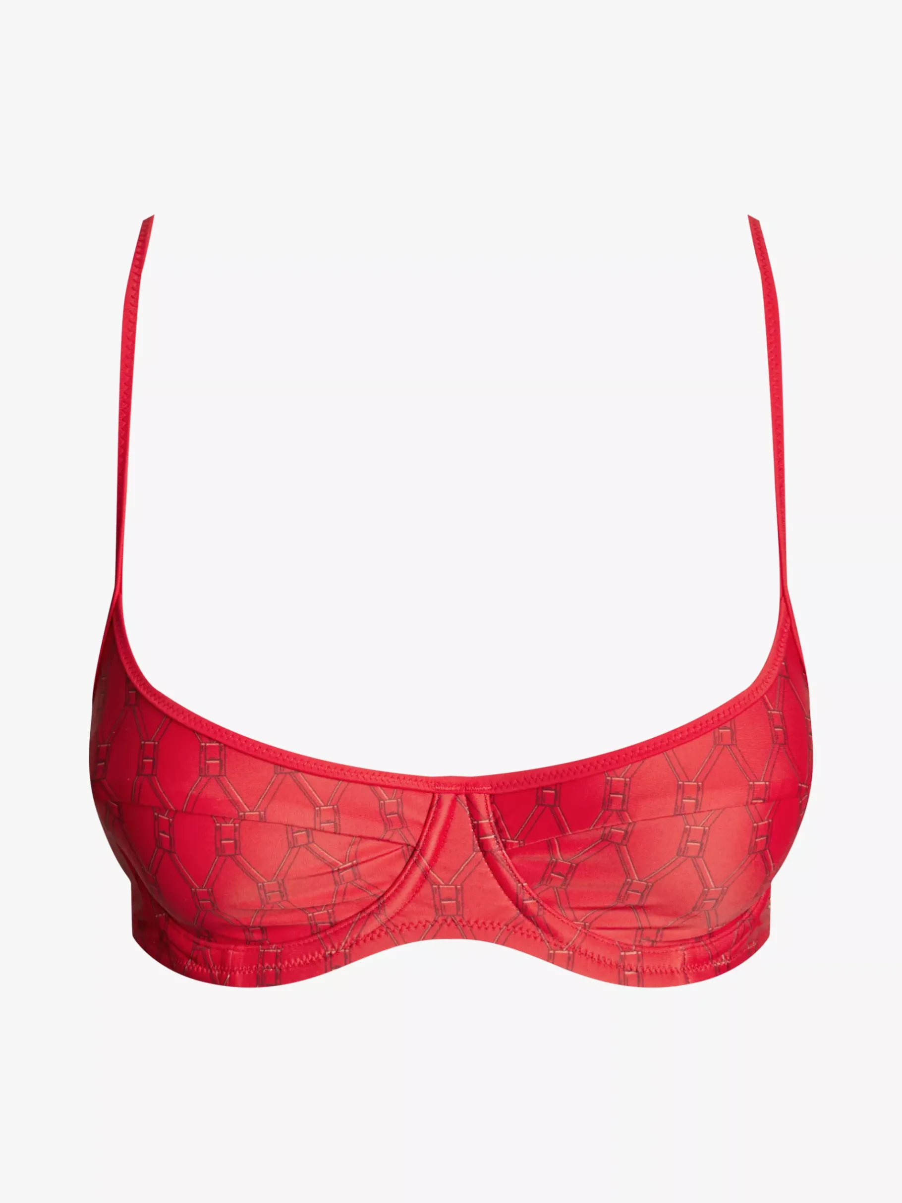 Tommy Hilfiger Balconette-Bikinioberteil mit Bügel und Print DIAMOND FLAG RED PRINT Clearance
