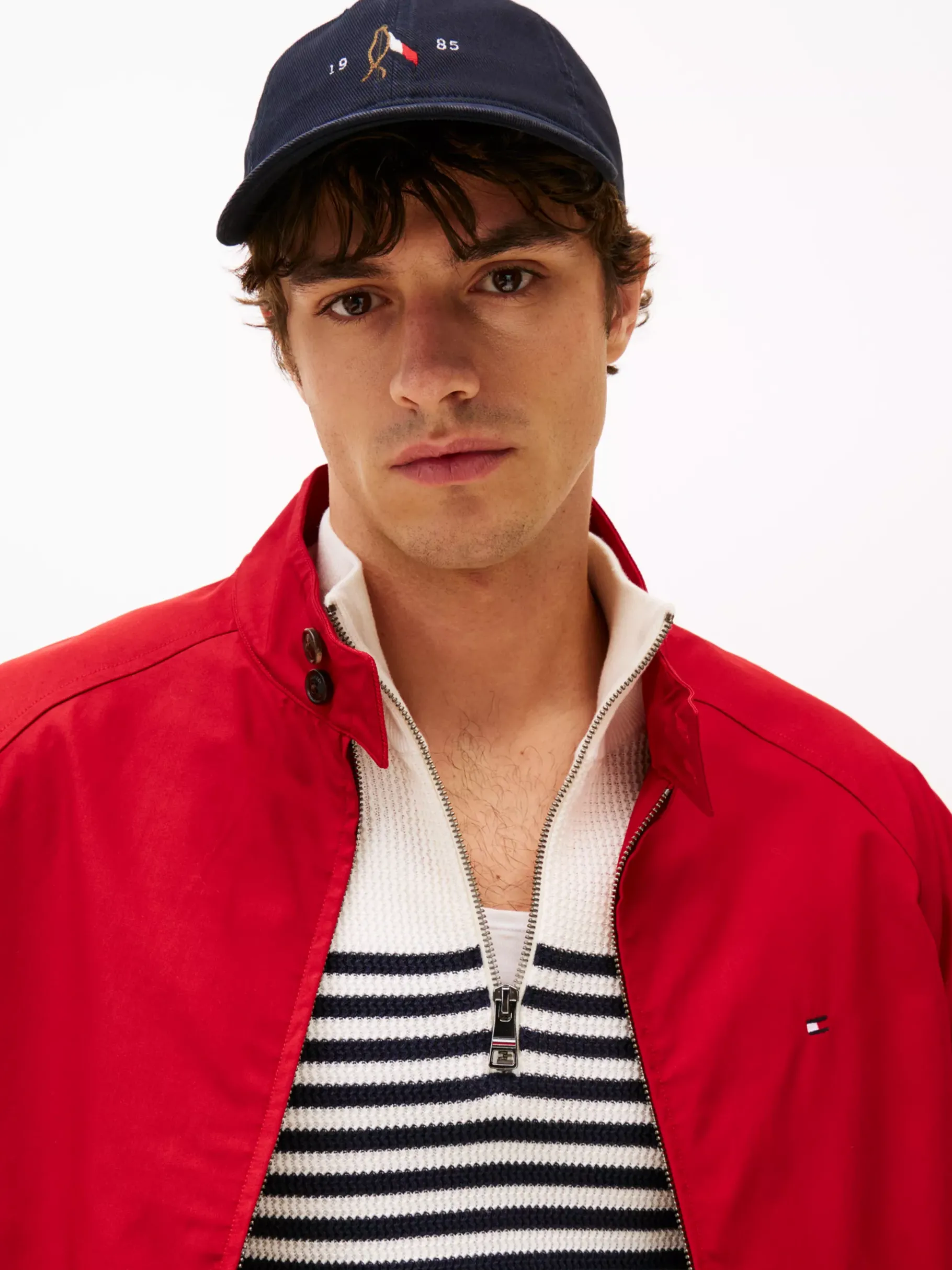 Tommy Hilfiger Baseball-Cap mit aufgestickter Flag SPACE BLUE Flash Sale