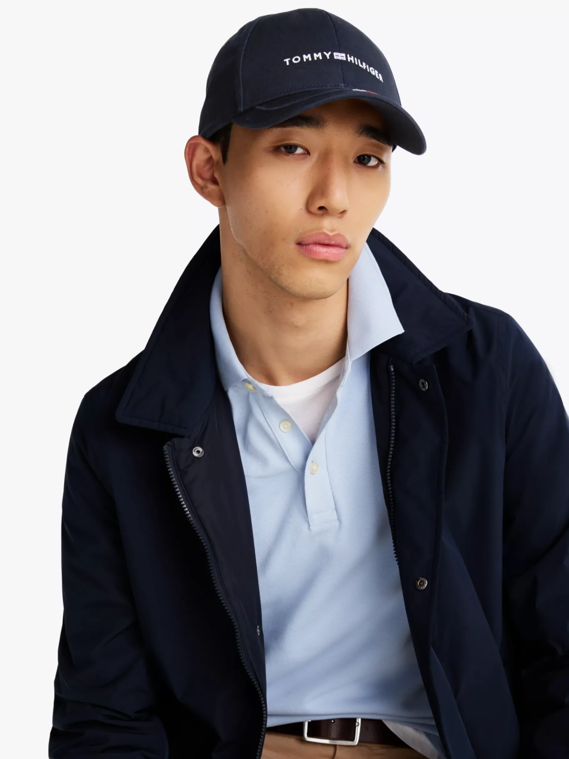 Tommy Hilfiger Baseball-Cap mit 6-Panel-Design und Logo SPACE BLUE Hot