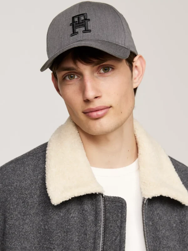 Tommy Hilfiger Baseball-Cap mit TH-Monogramm-Stickerei BLACK Flash Sale