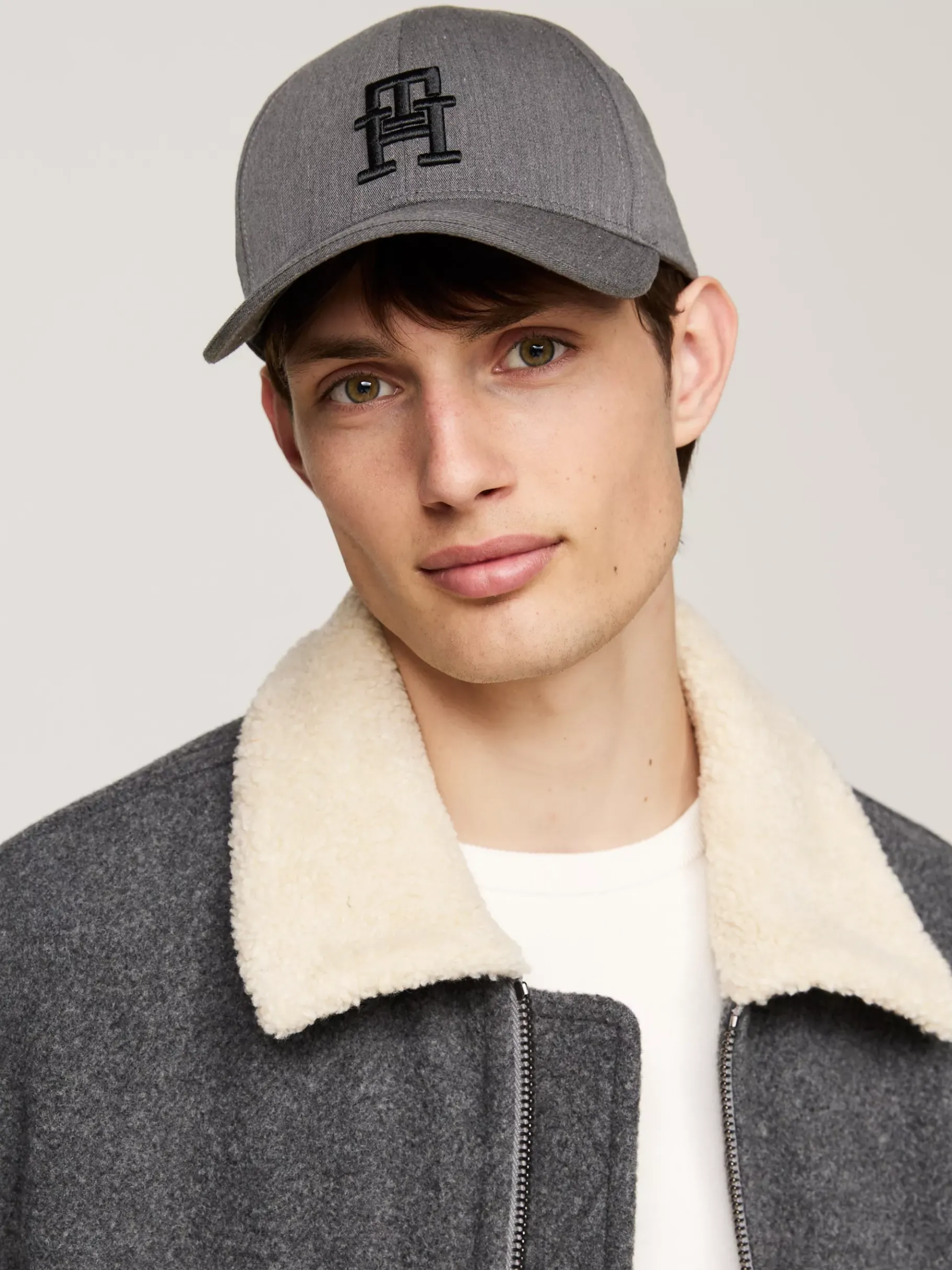 Tommy Hilfiger Baseball-Cap mit TH-Monogramm-Stickerei BLACK Flash Sale