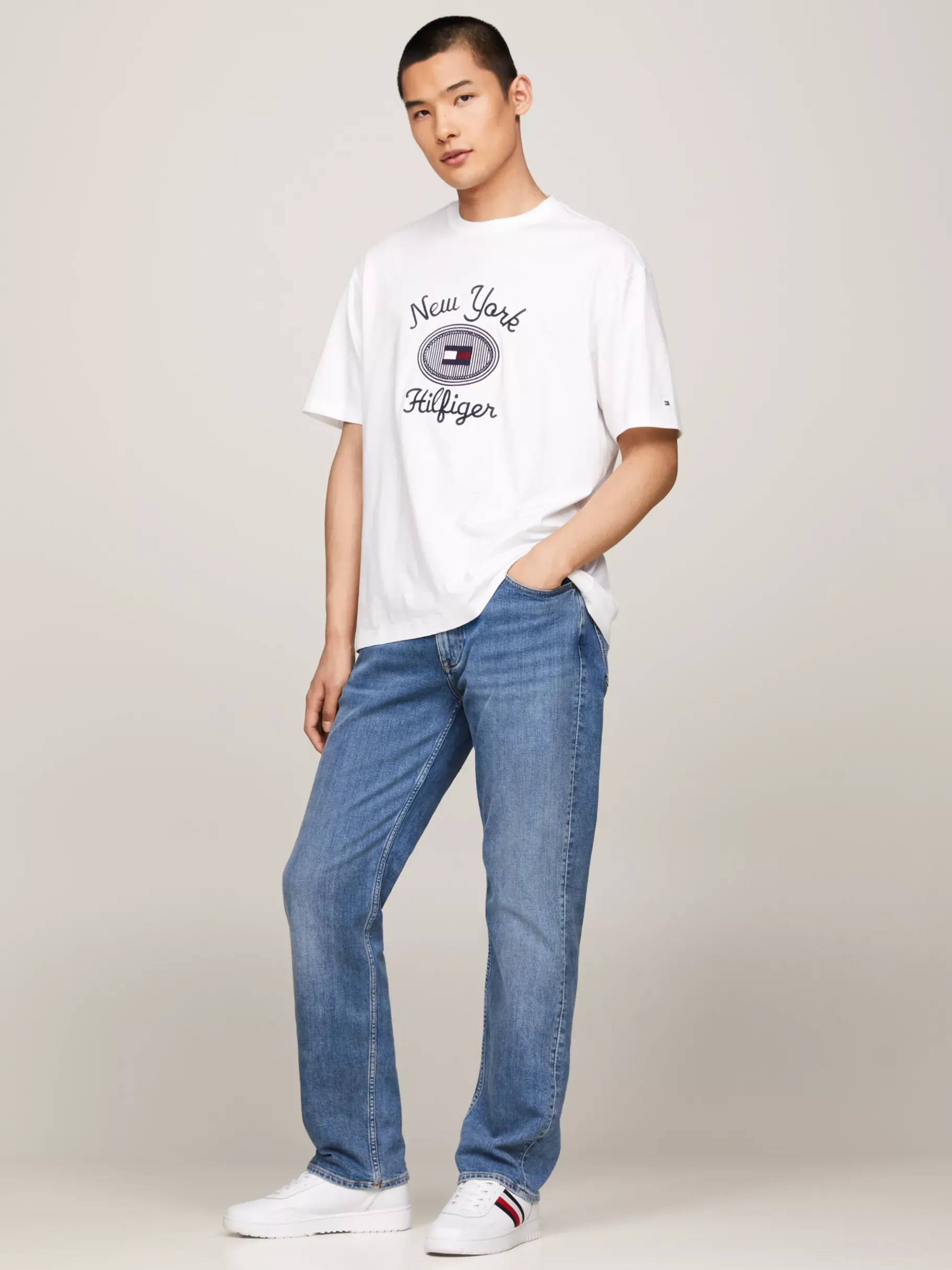 Tommy Hilfiger Basketball-Sneaker mit rutschhemmender Sohle WHITE Cheap