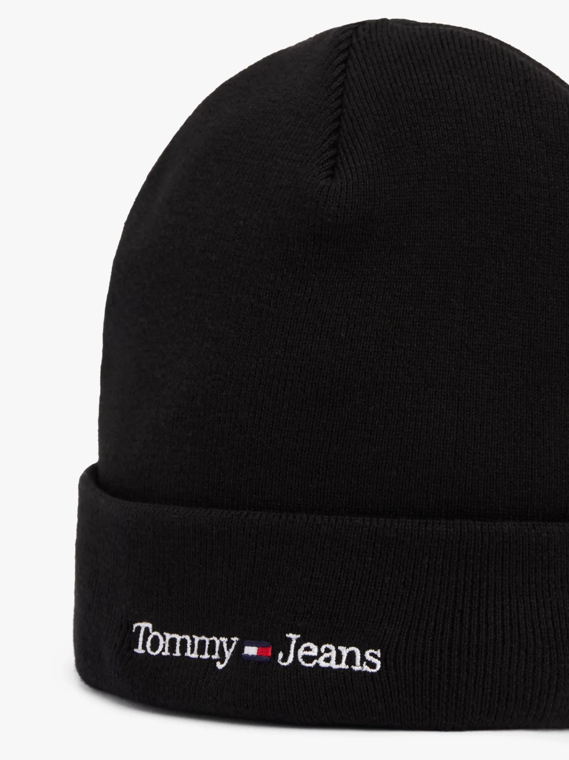 Tommy Hilfiger Beanie mit aufgesticktem Logo BLACK Store