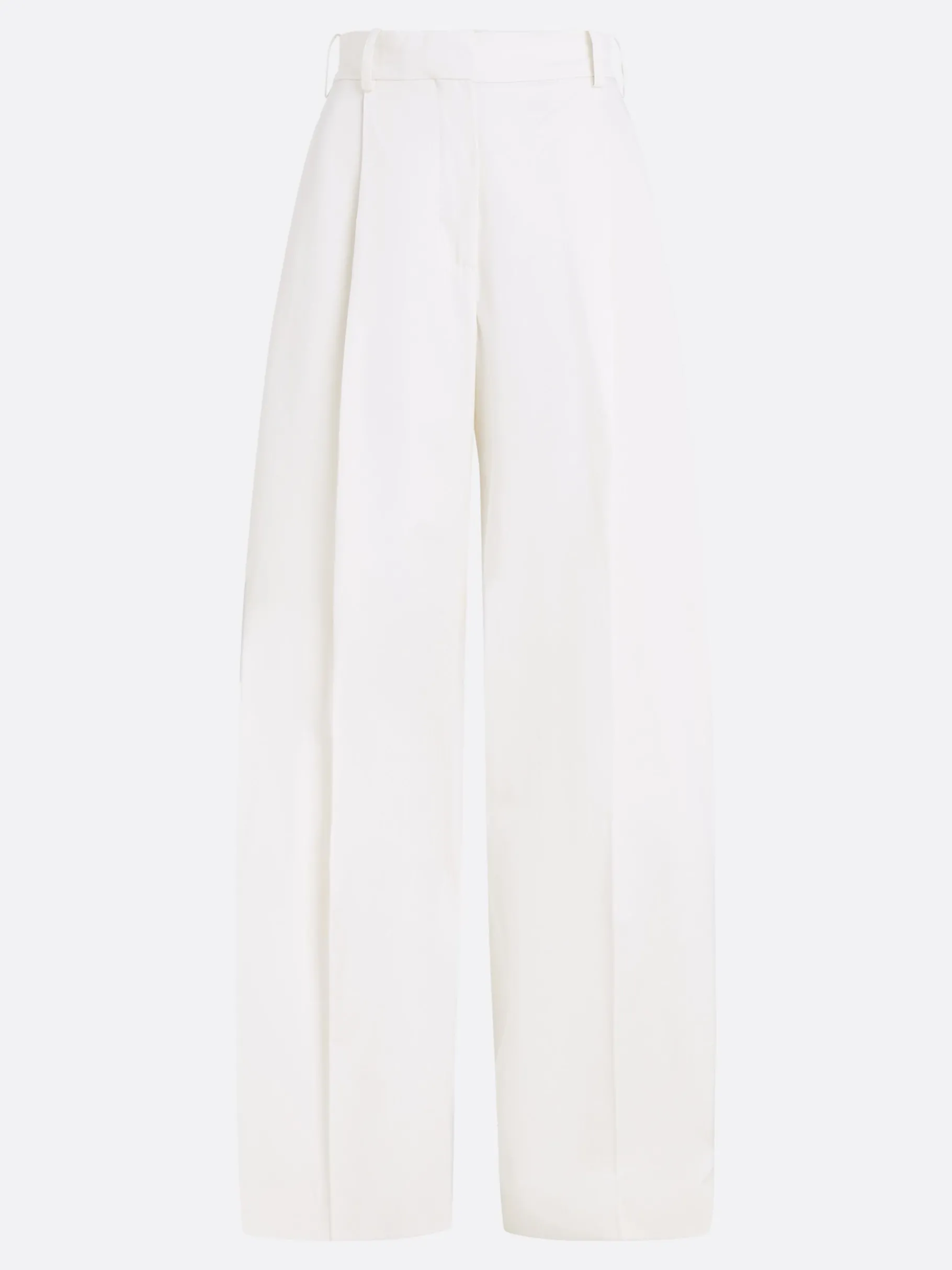 Tommy Hilfiger Bügelfalten-Chinos mit weitem Bein und Wappen IVORY Cheap