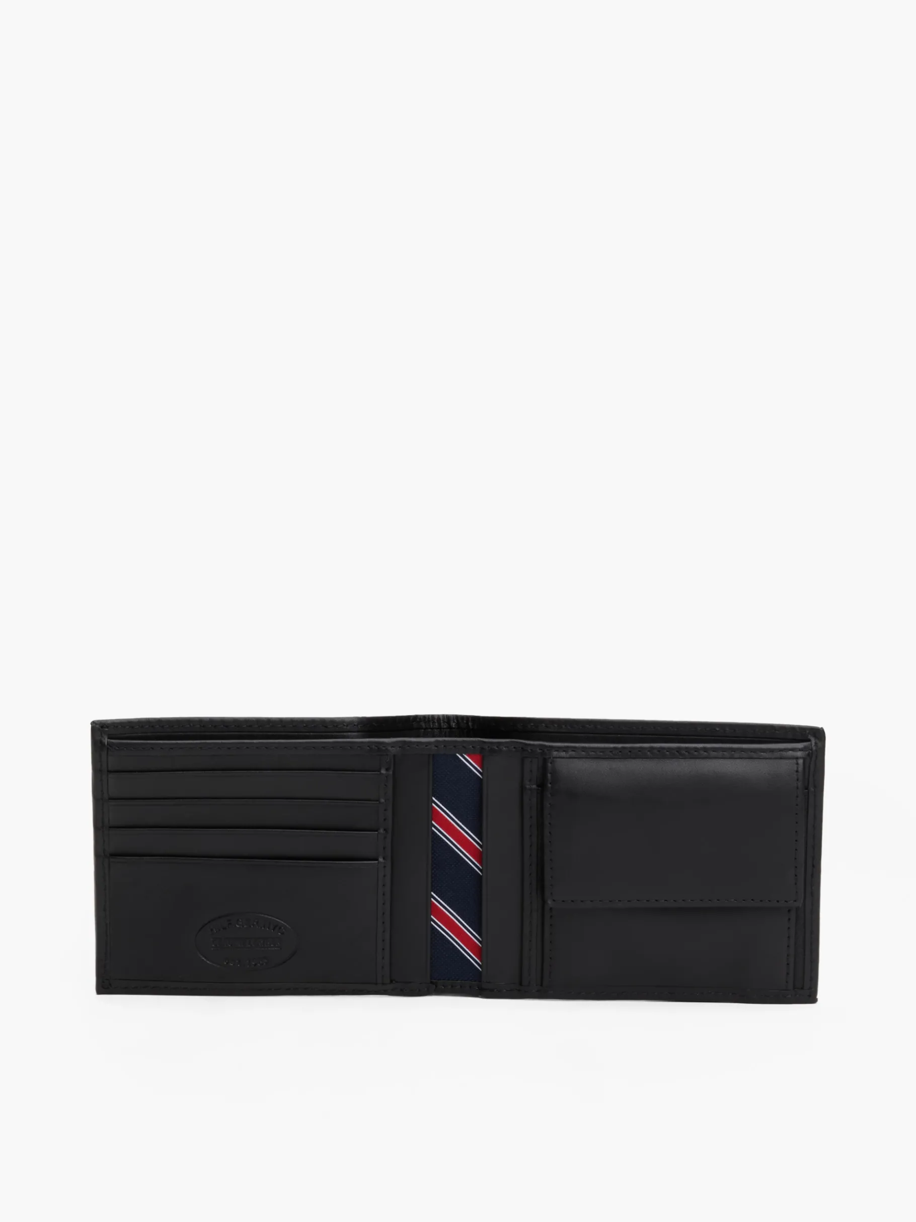 Tommy Hilfiger Bifold-Brieftasche aus Leder BLACK Discount