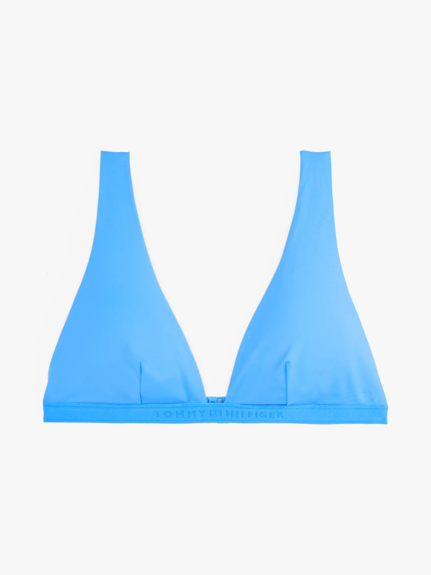 Tommy Hilfiger Bikinioberteil mit tiefem Dekolleté und Logo BLUE SPELL Shop