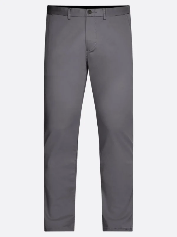 Tommy Hilfiger Bleecker Chinos aus Stretch-Baumwolle DARK ASH New