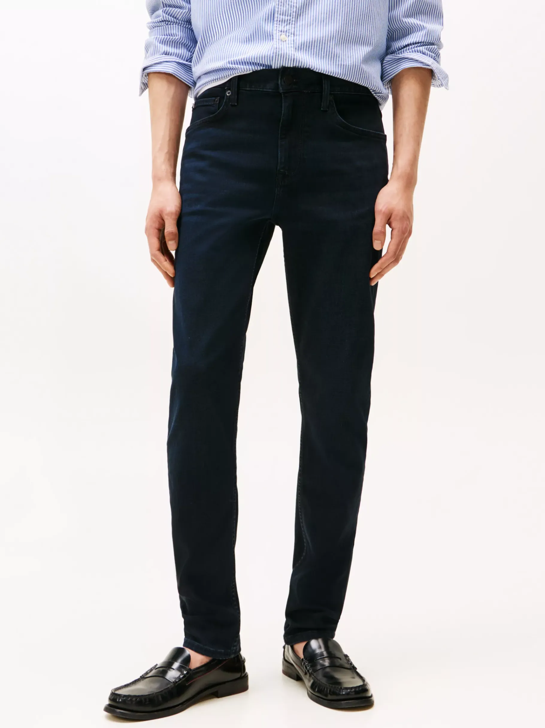 Tommy Hilfiger Bleecker Slim Jeans BLUE BLACK Cheap
