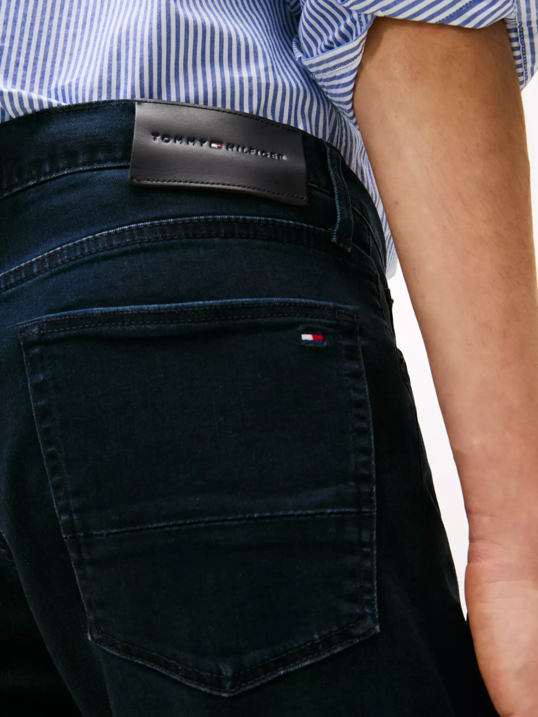 Tommy Hilfiger Bleecker Slim Jeans BLUE BLACK Cheap