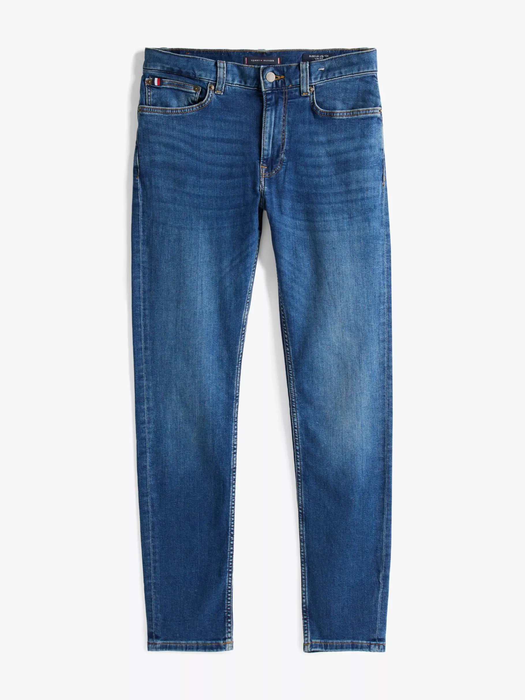 Tommy Hilfiger Bleecker TH Flex Slim Jeans MID BLUE Flash Sale