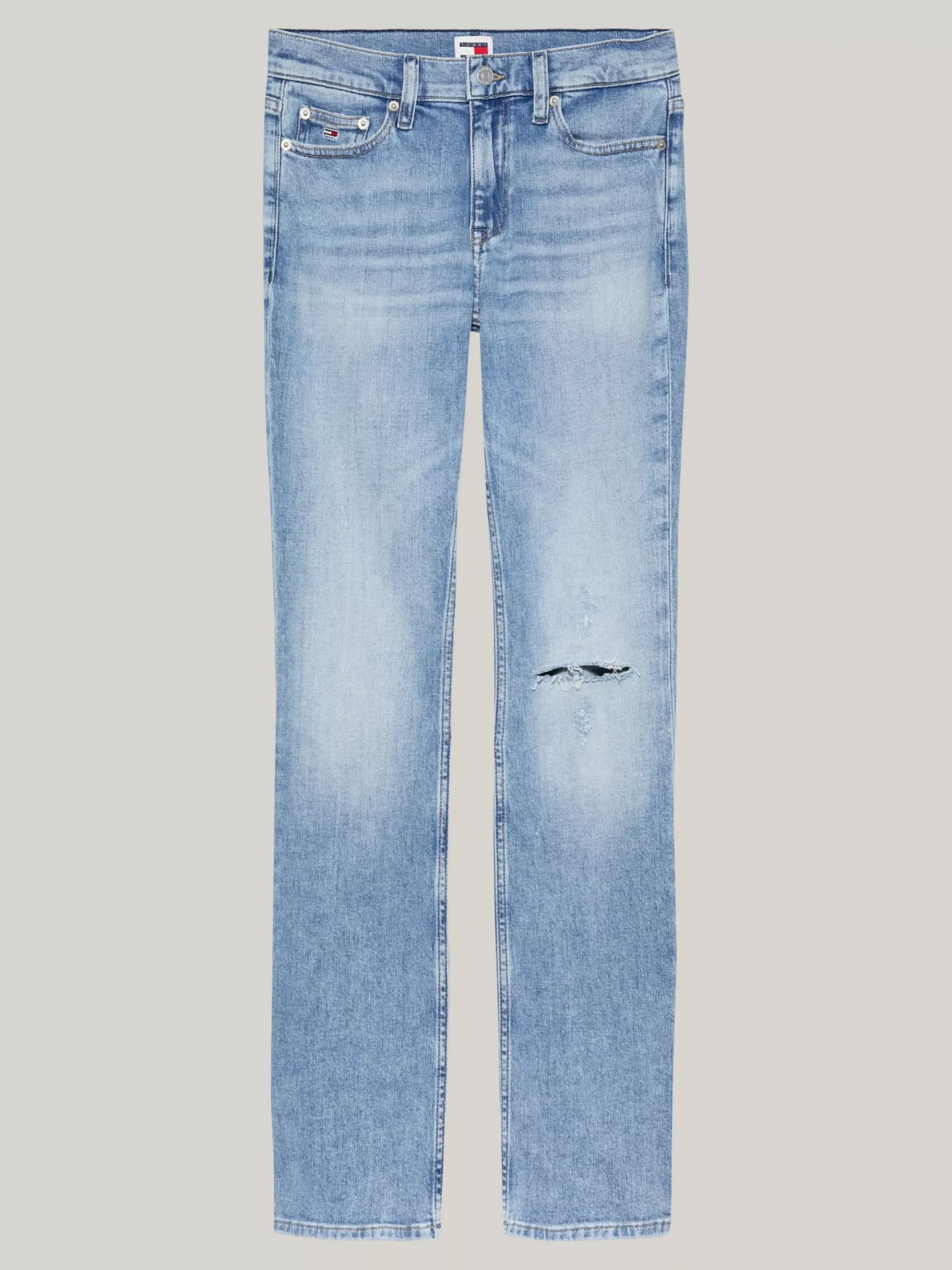 Tommy Hilfiger Bootcut Jeans mit mittelhohem Bund DENIM LIGHT Sale
