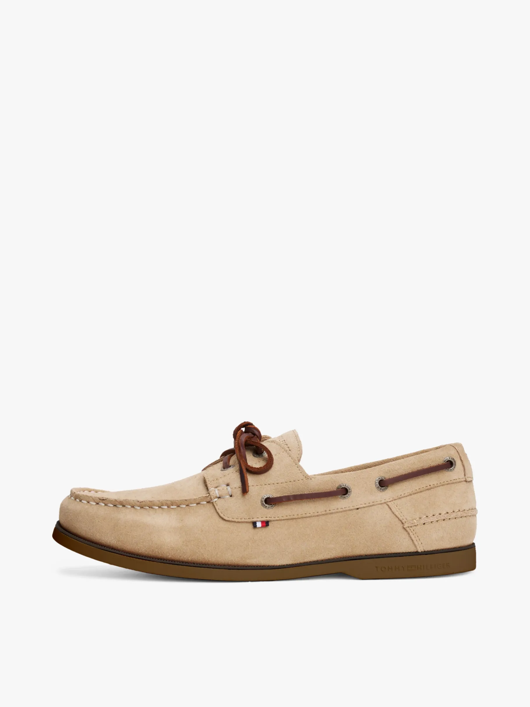 Tommy Hilfiger Bootsschuh aus Wildleder BEIGE Fashion
