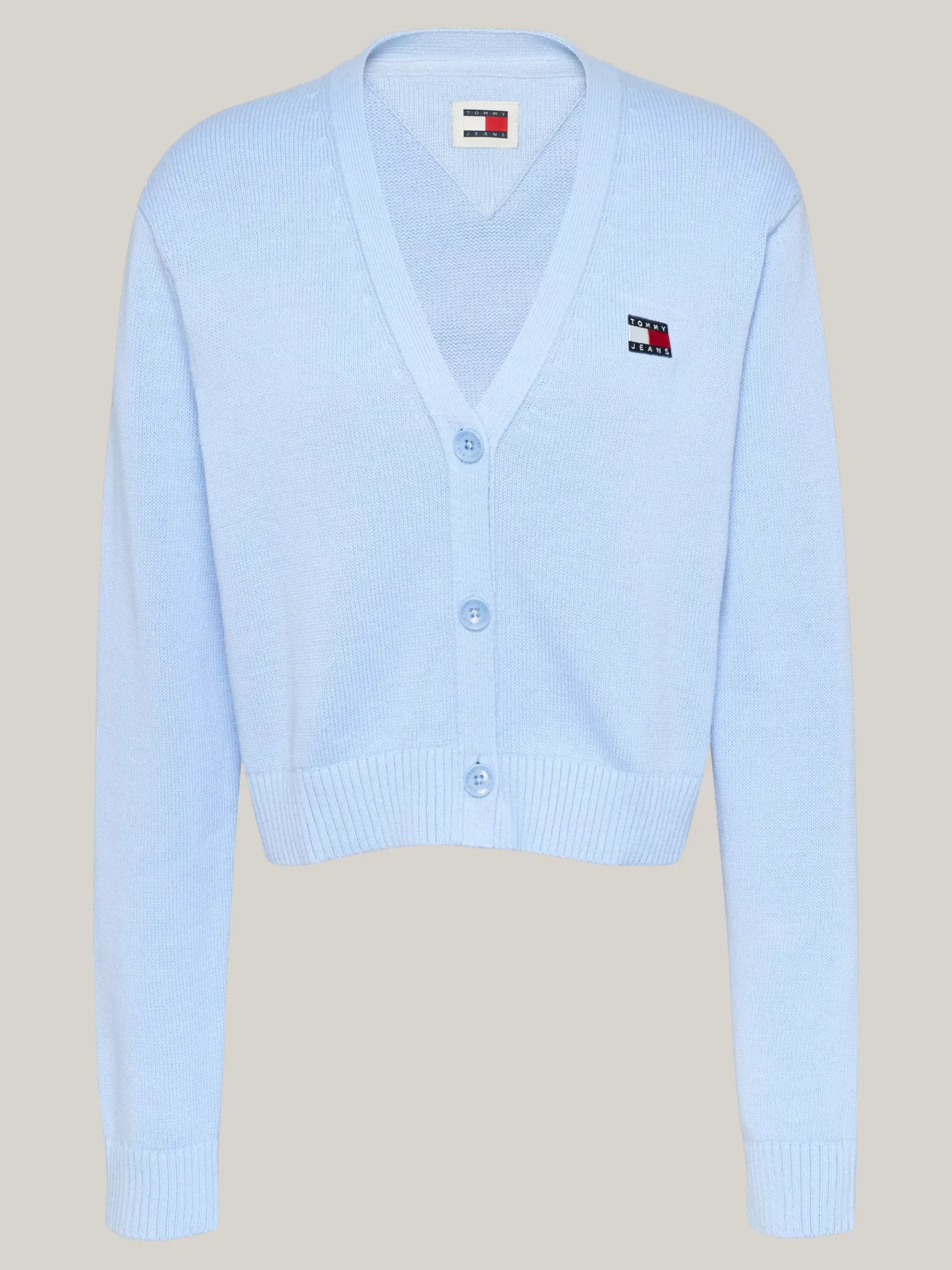 Tommy Hilfiger Boxy Fit Cardigan mit Badge VESSEL BLUE Clearance