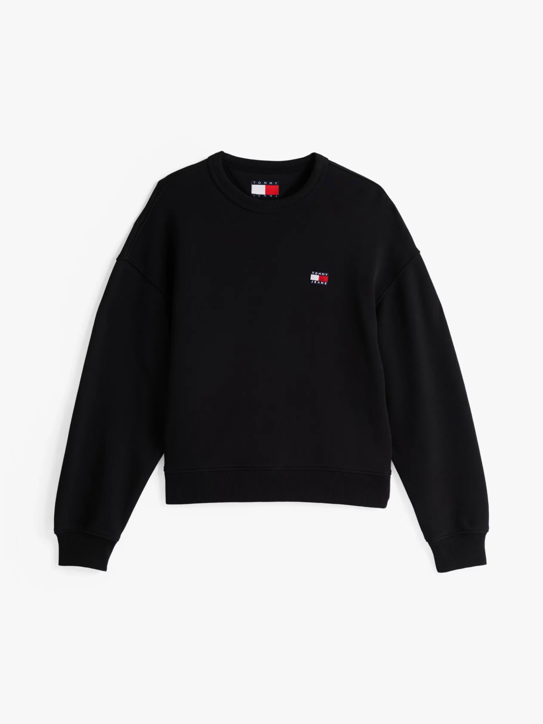 Tommy Hilfiger Boxy Fit Sweatshirt mit Tommy-Badge BLACK Store