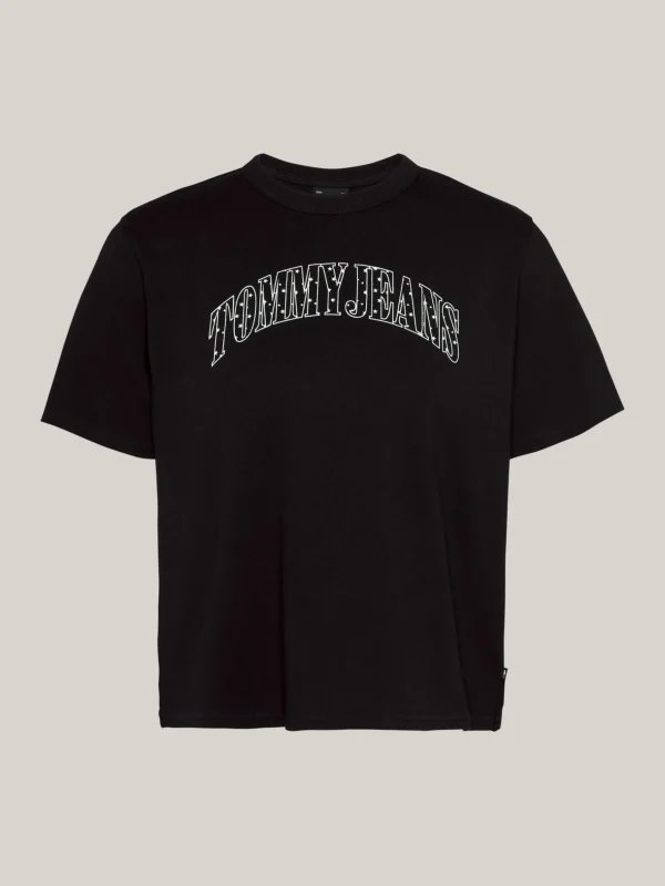 Tommy Hilfiger Boxy Fit T-Shirt mit Logo-Applikation BLACK Best