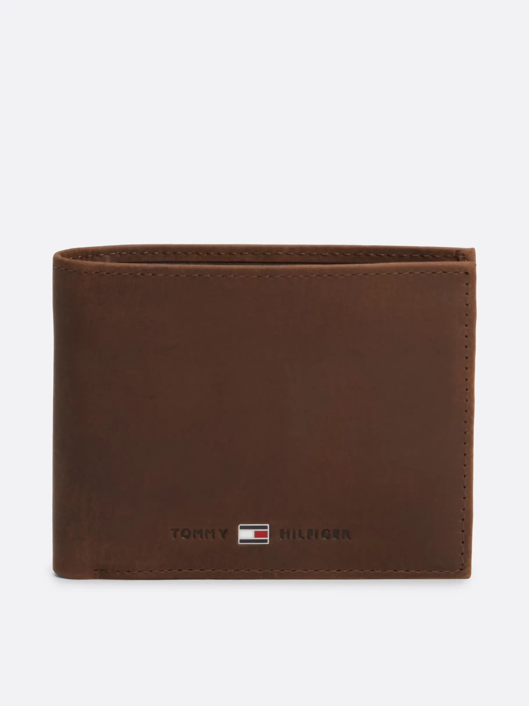 Tommy Hilfiger Brieftasche aus Leder BROWN Sale