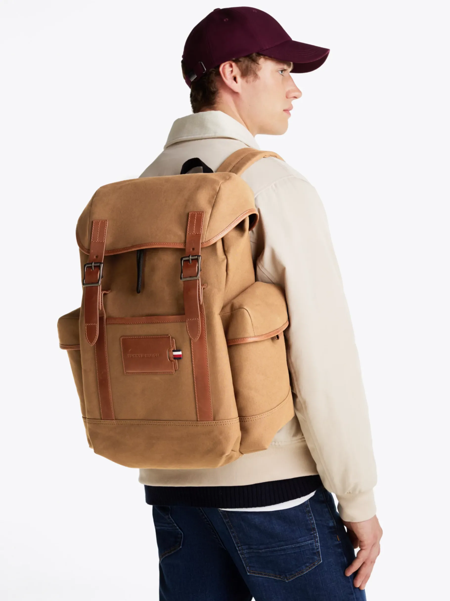 Tommy Hilfiger Casual Canvas-Rucksack CLAY SOIL Sale