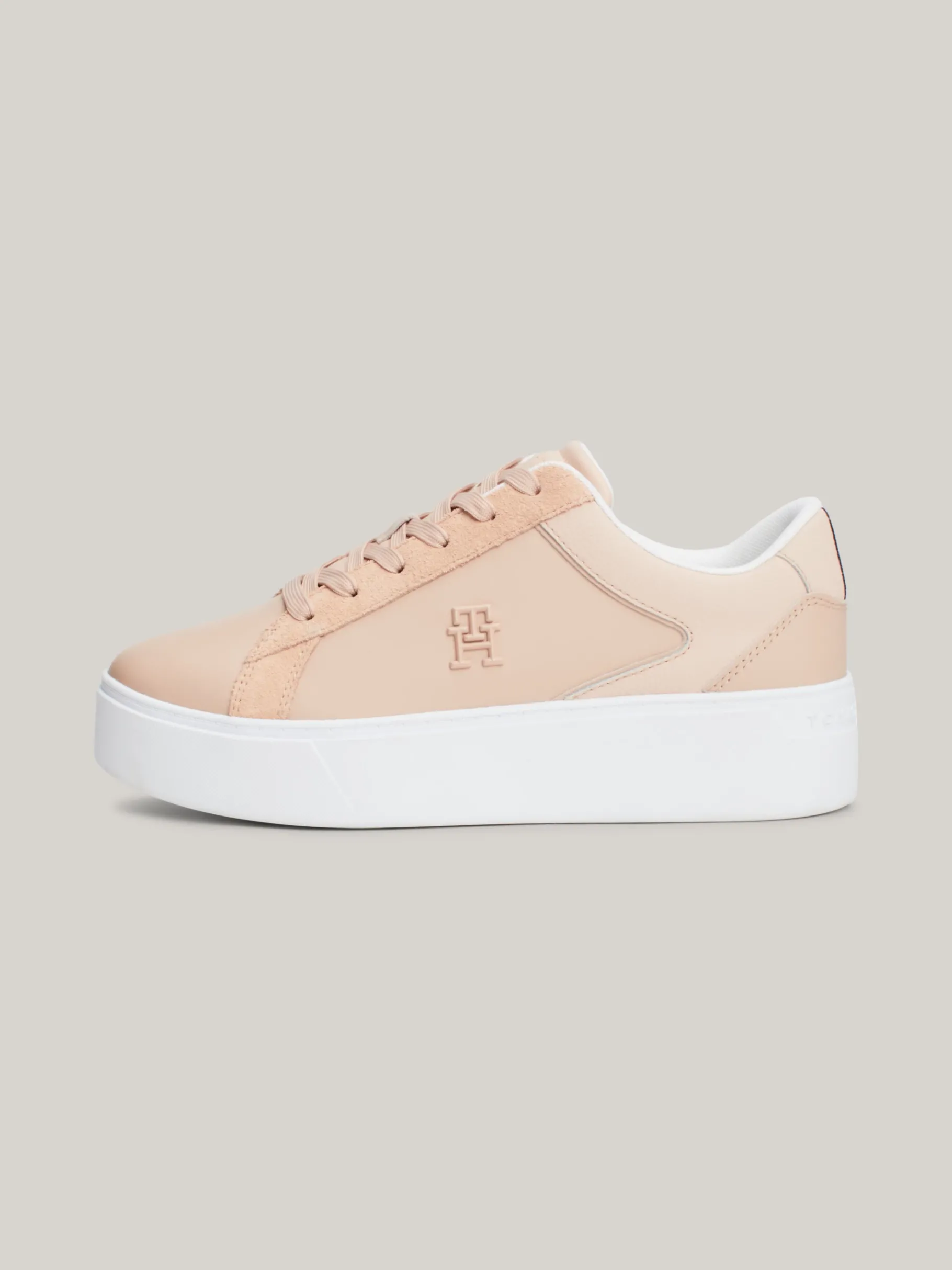 Tommy Hilfiger Casual Flatform-Court-Sneaker PINK BLOOM Sale