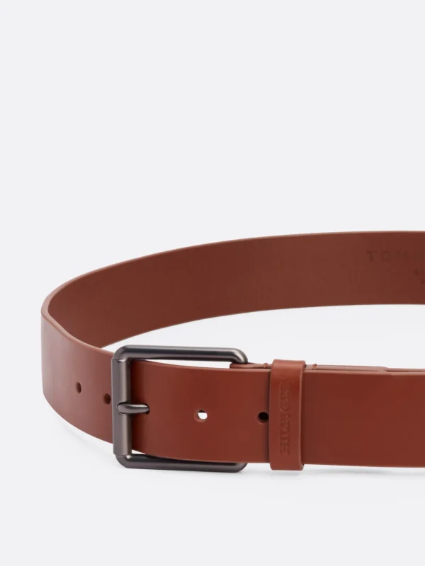 Tommy Hilfiger Casual Ledergürtel mit eckiger Schnalle WINTER COGNAC Best