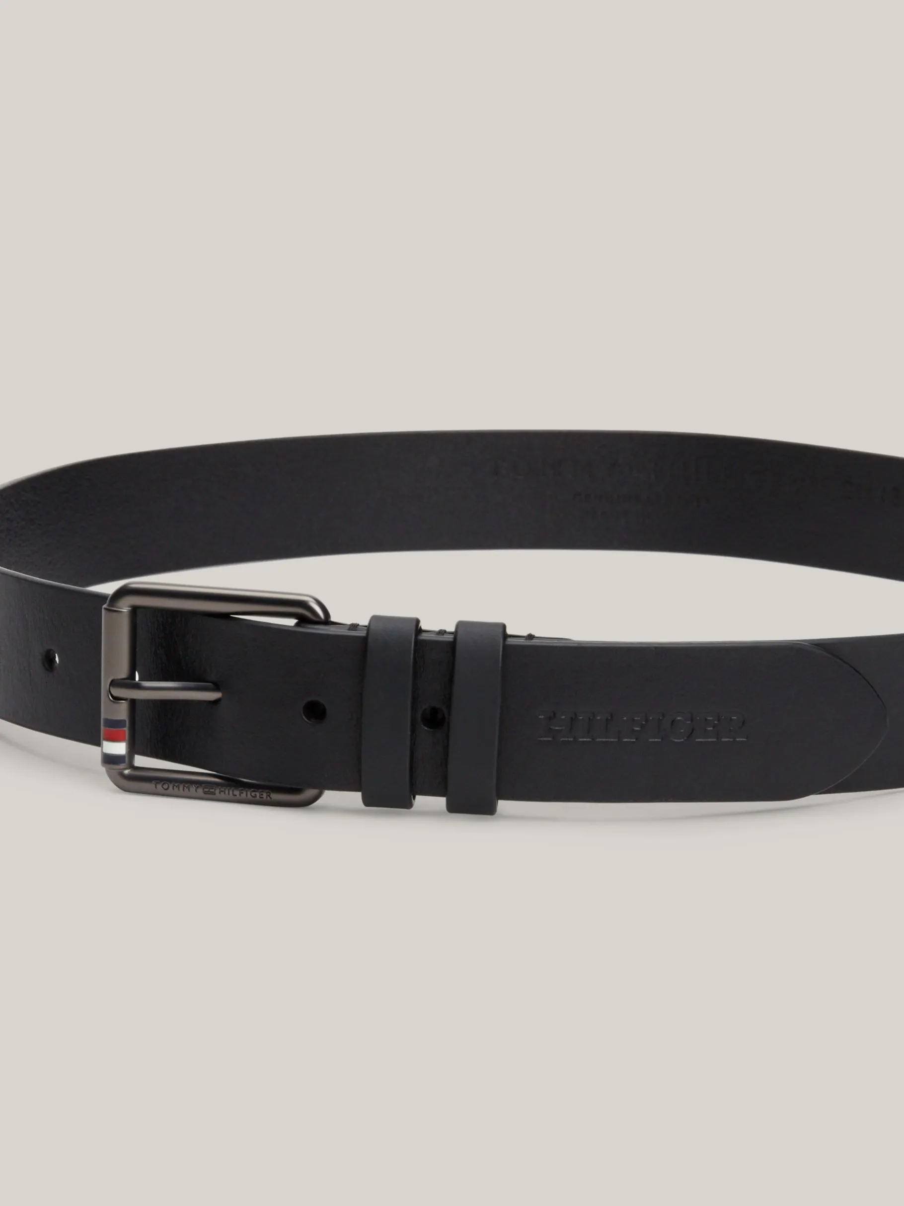 Tommy Hilfiger Casual Ledergürtel mit Prägung BLACK Outlet