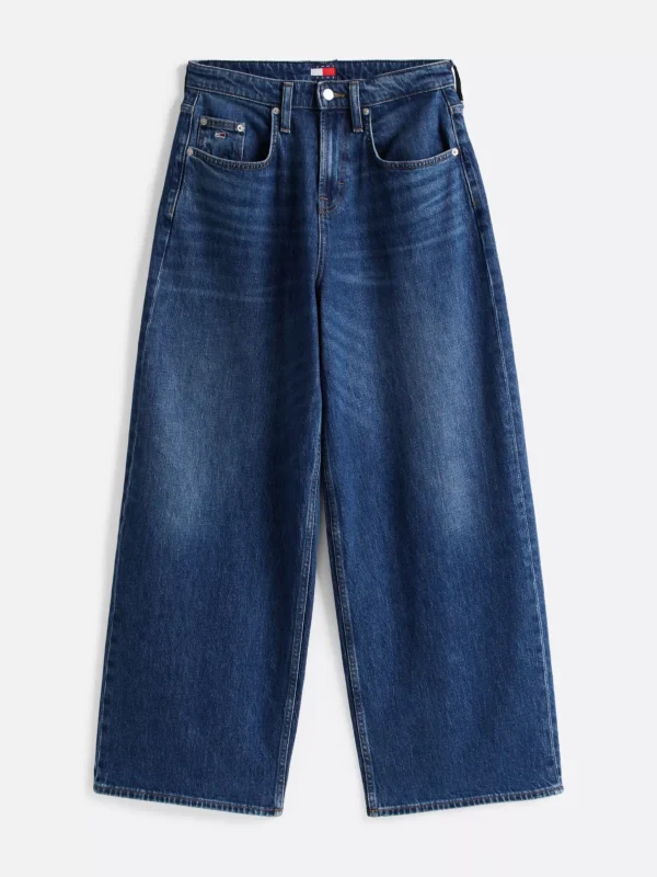Tommy Hilfiger Charlie Jeans mit mittelhohem Bund und weitem Bein DENIM DARK Cheap