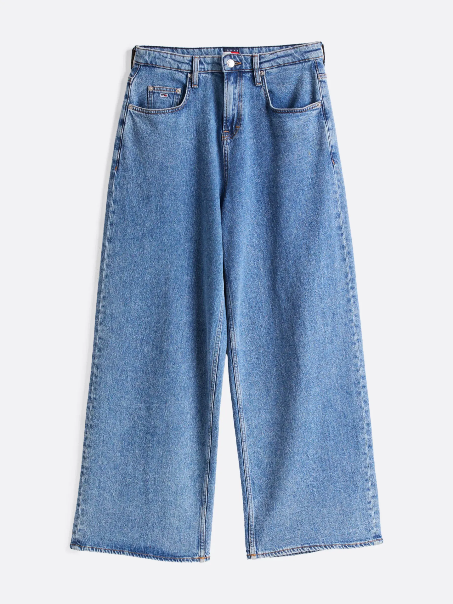 Tommy Hilfiger Charlie Jeans mit weitem Bein und mittelhohem Bund DENIM MEDIUM Sale