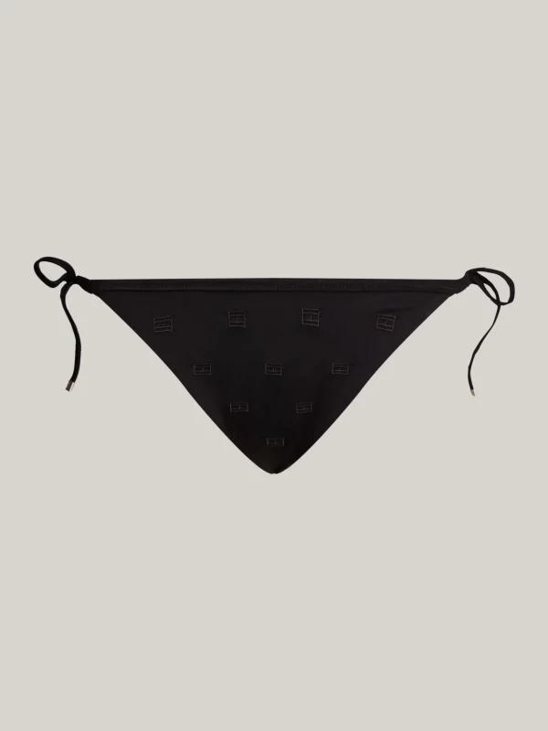 Tommy Hilfiger Cheeky Fit Bikinihose mit Bindebändern BLACK Sale