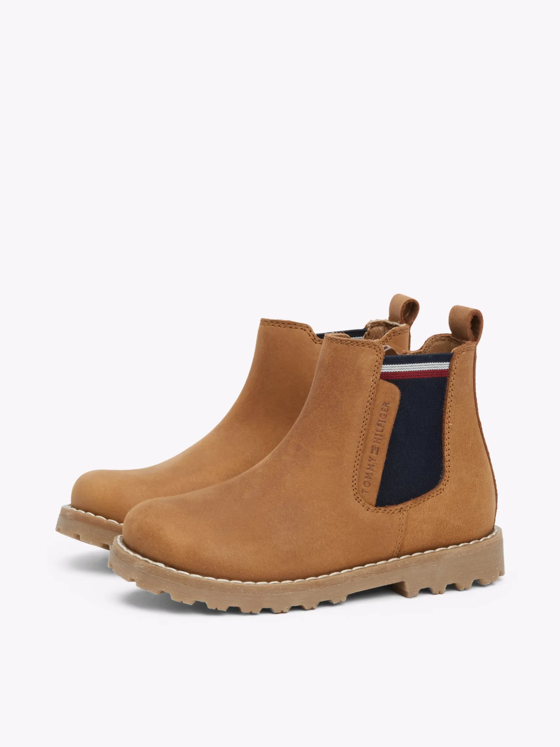 Tommy Hilfiger Chelsea-Boot aus Leder TOBACCO Shop