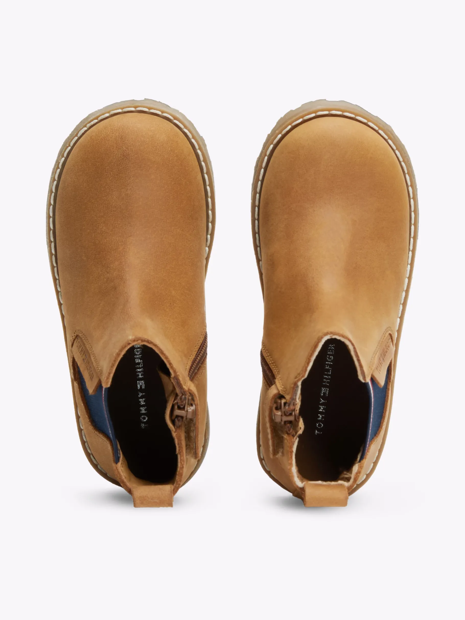 Tommy Hilfiger Chelsea-Boot aus Leder TOBACCO Shop