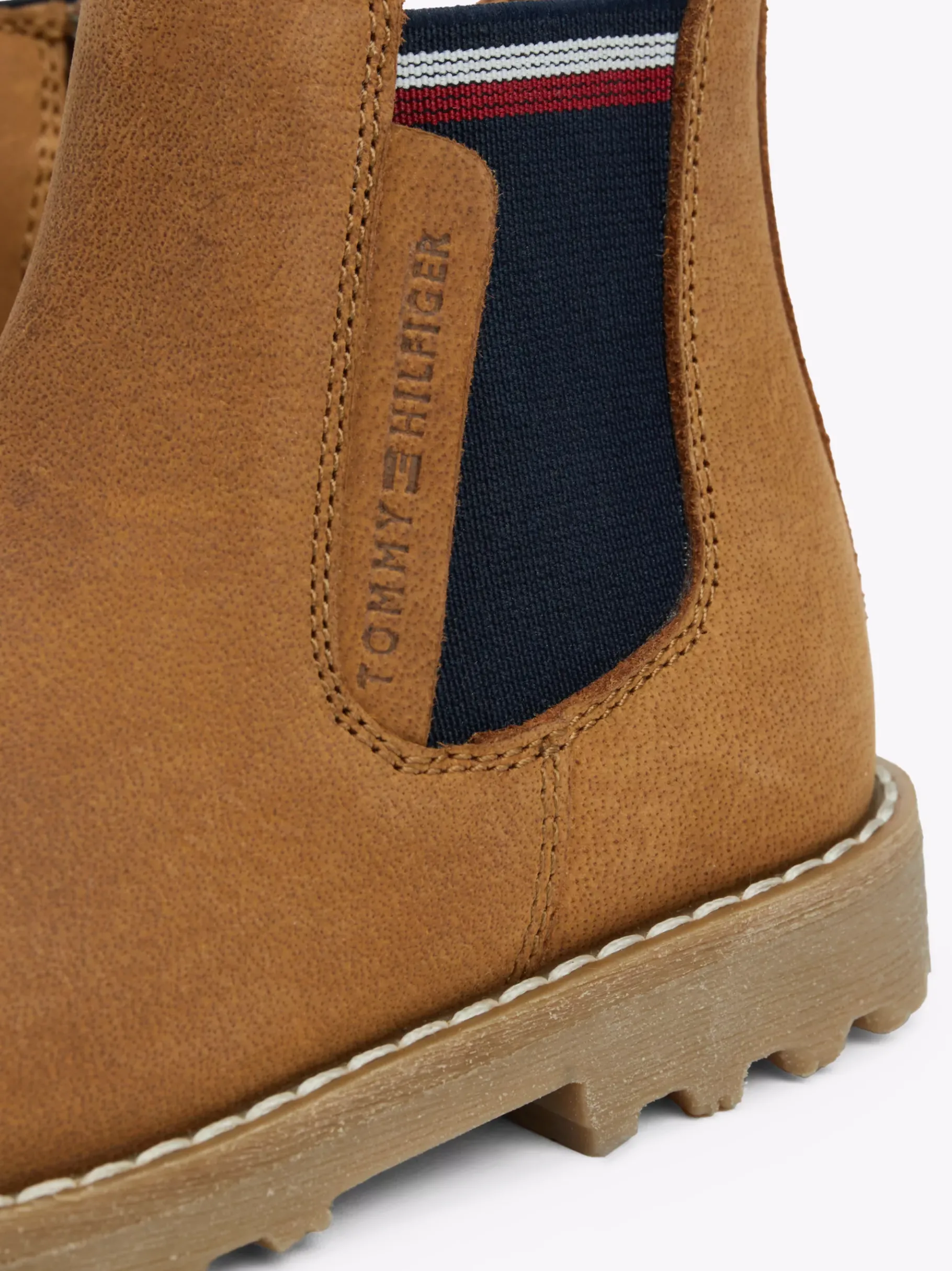 Tommy Hilfiger Chelsea-Boot aus Leder TOBACCO Shop